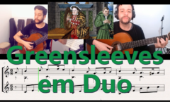 Greensleeves em Duo - Aranjos de acompanhamento